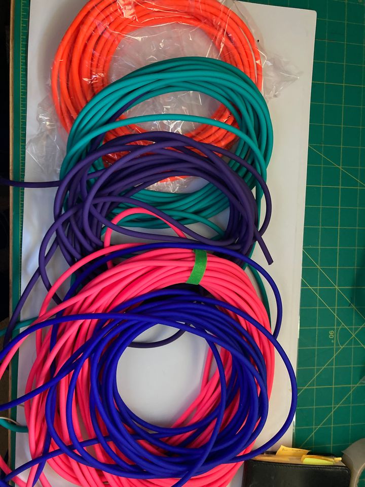 6ft Supergrip Biothane Leash - 5/8 inch wide - Brass Swivel Snap