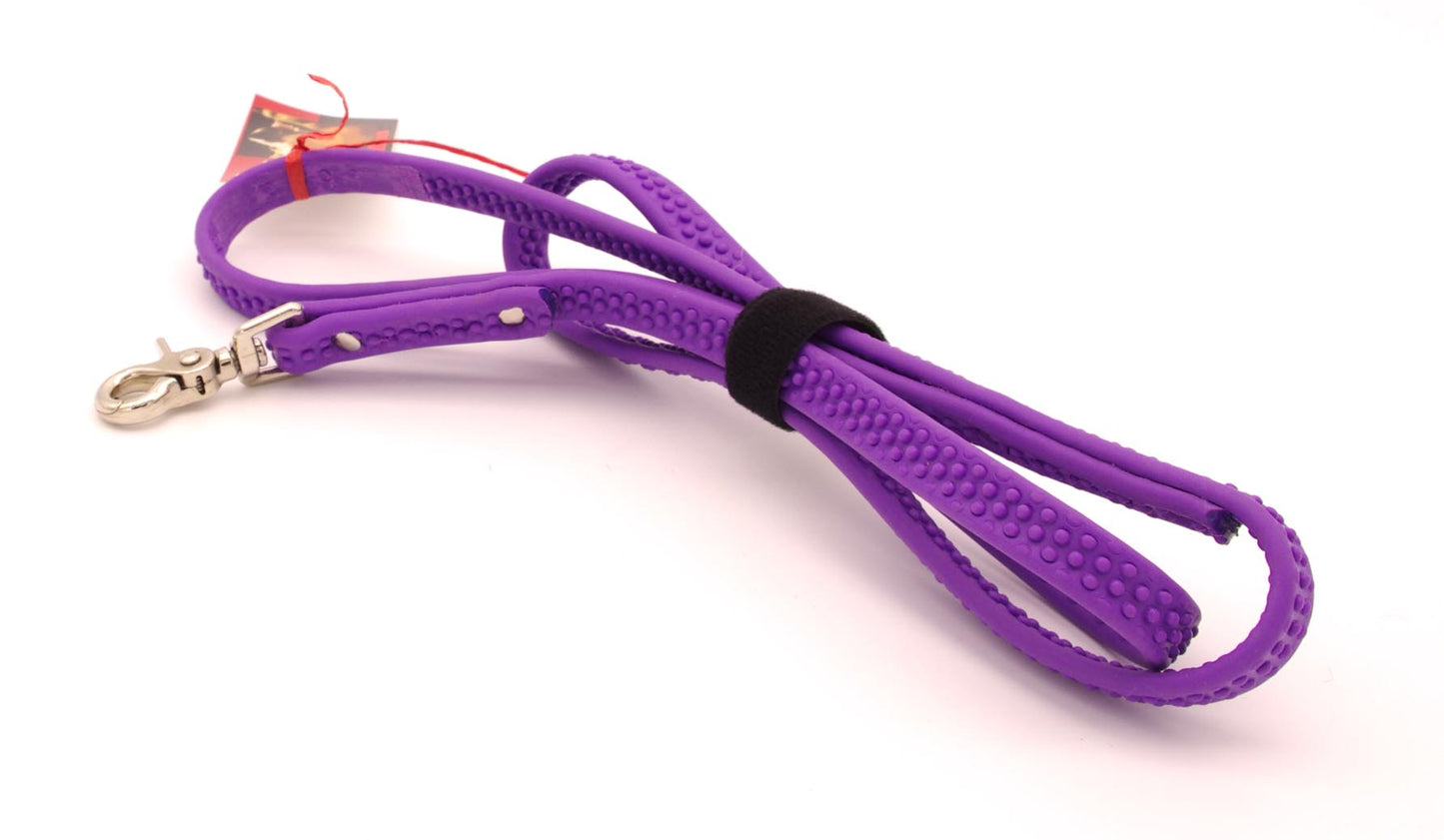 4ft - 5/8 in Super Grip Biothane Leash - Amethyst with Nickel Scissor Snap (imperfect)