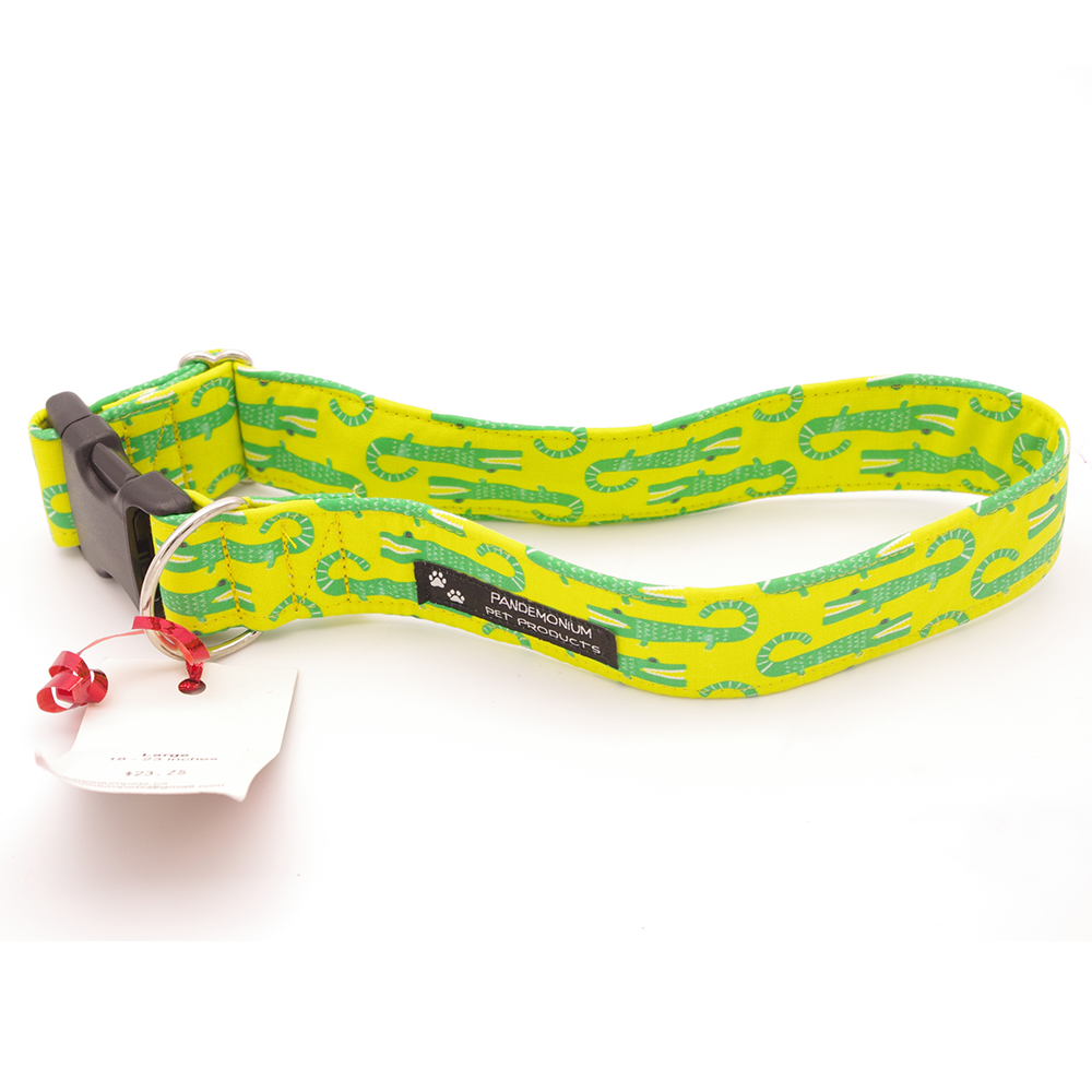 Crocodile - Large, 1.5" wide collar