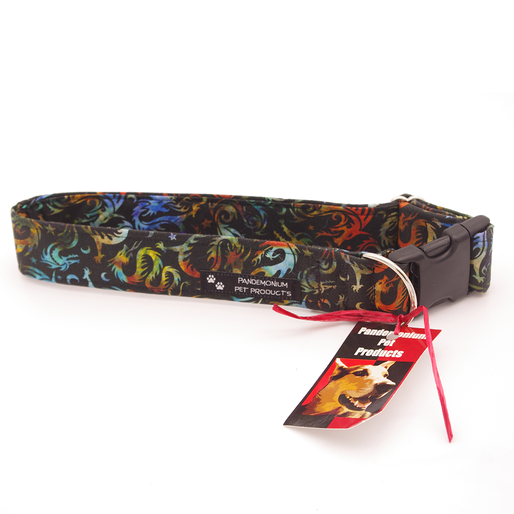Dragons - Large, 1.5" wide collar