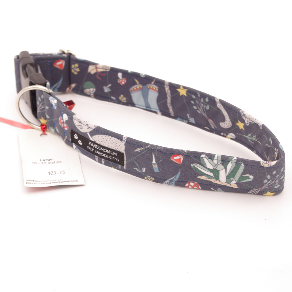 Magic and Mushrooms - Large, 1.5" wide collar