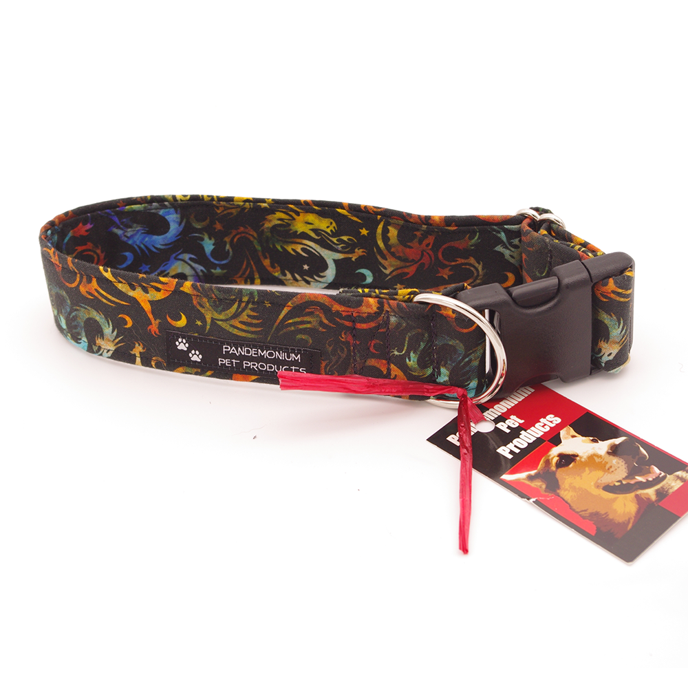 Dragons - Medium, 1.5" wide collar