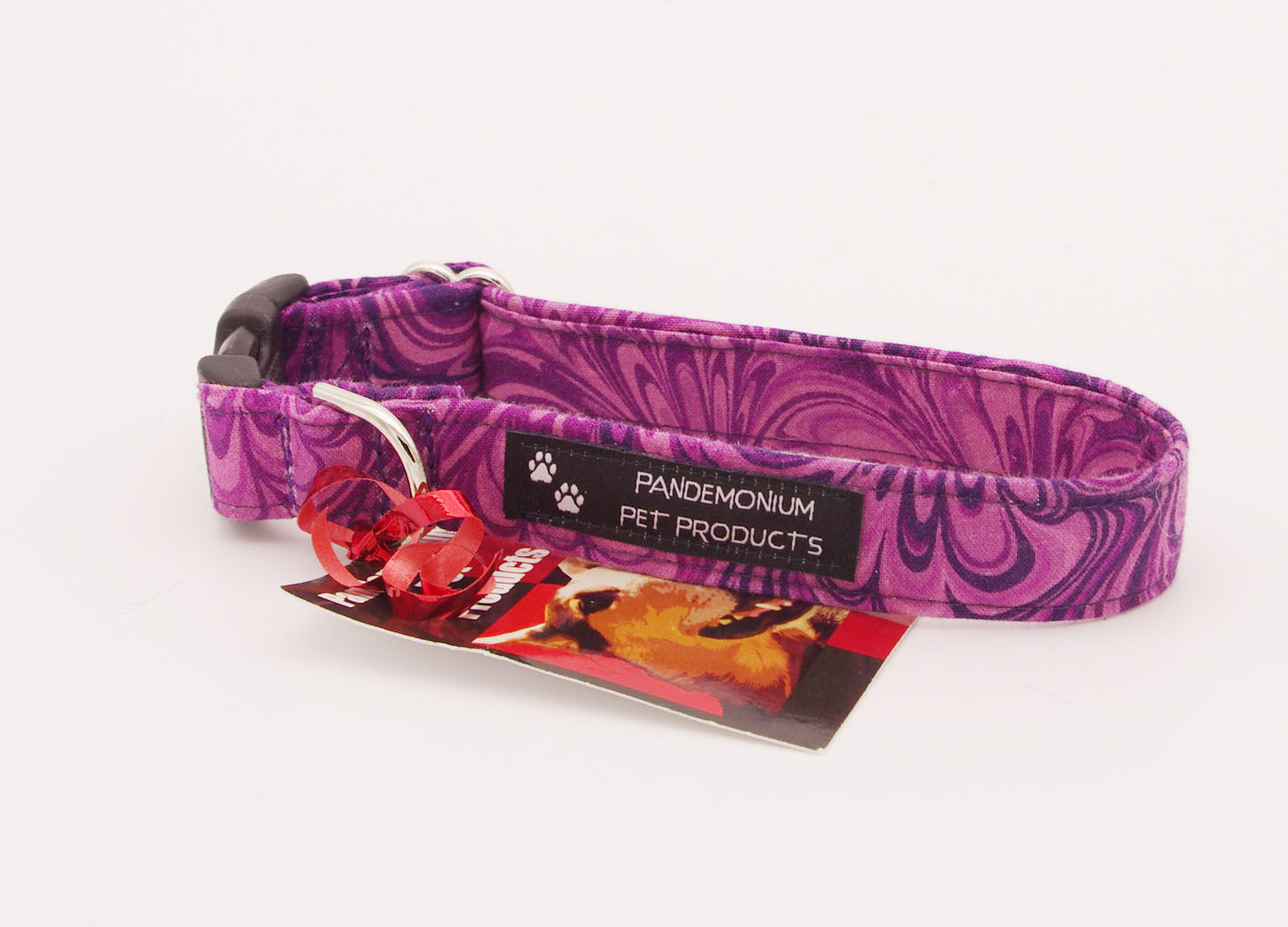 Small - 3/4 inch - Purple Swirls