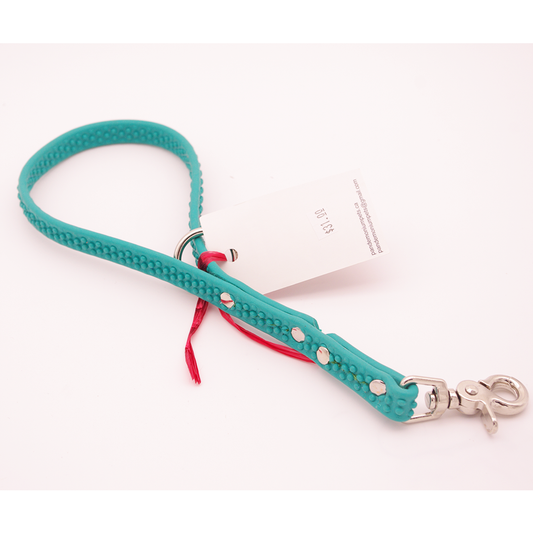 Grippy Teal Traffic Leash - with Scissor Snap