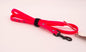 4ft - 5/8 in Super Grip Biothane Leash - Hot Pink with Black Hardware