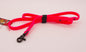 4ft - 5/8 in Super Grip Biothane Leash - Hot Pink with Black Scissor Snap (imperfect)