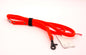 5 ft Grippy Leash - Neon Orange with Black Scissor Snap