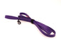 5ft Purple Standard Width leash with Black Plated Swivel Snap