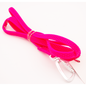 6 ft Hot Pink Grippy Biothane Leash with Locking Carabiner Clip