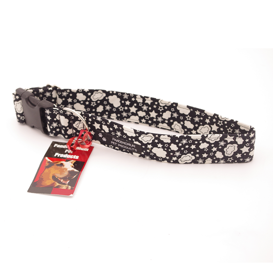 Glow in the Dark Clouds - Medium, 1" wide collar