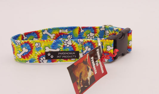 Medium - 1.5 inch - Tye Dye and Bones