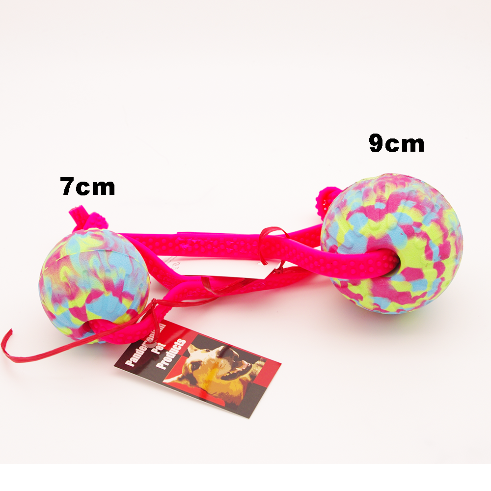 EVA Foam Ball (7cm) with Grippy Biothane Handle