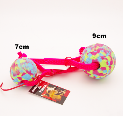 EVA Foam Ball (7cm) with Grippy Biothane Handle