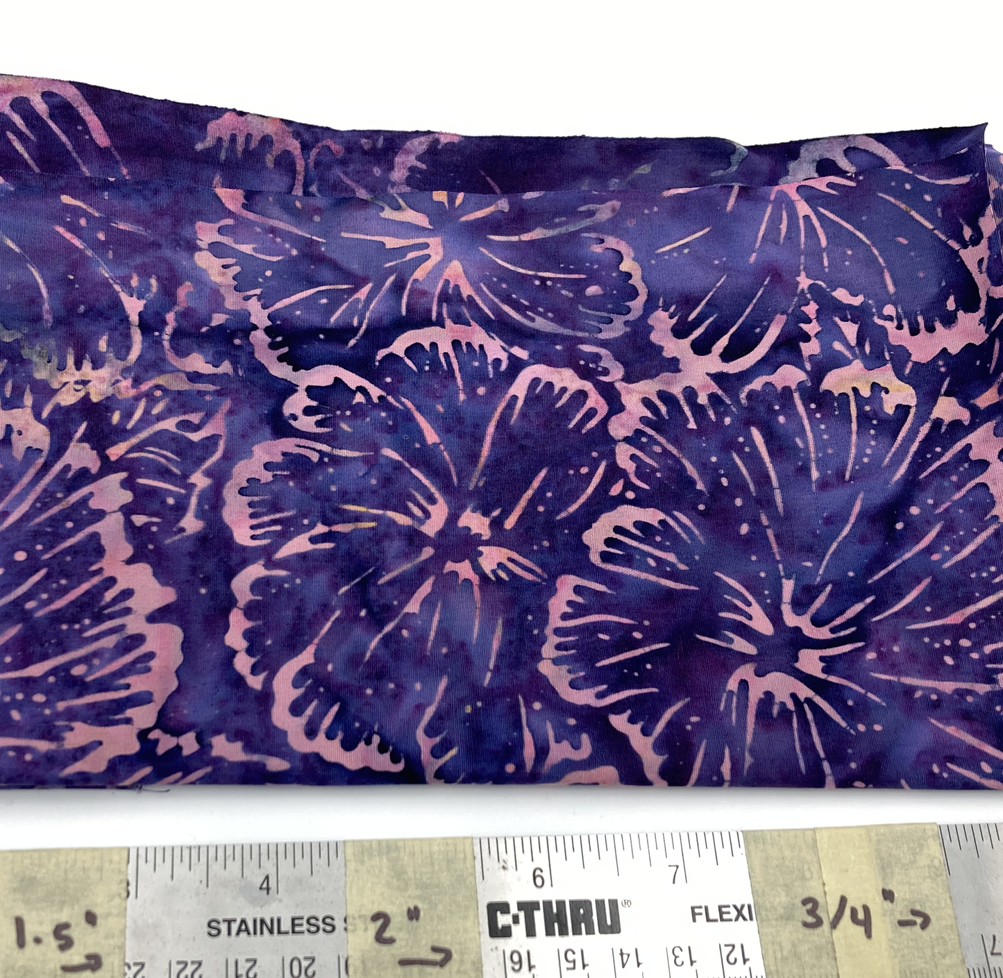 Purple Flowers Batik