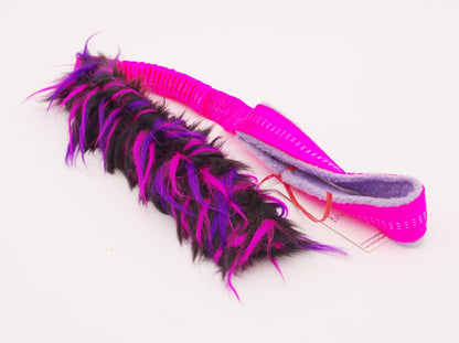 Faux Fur Bite Stick Bungee Tug