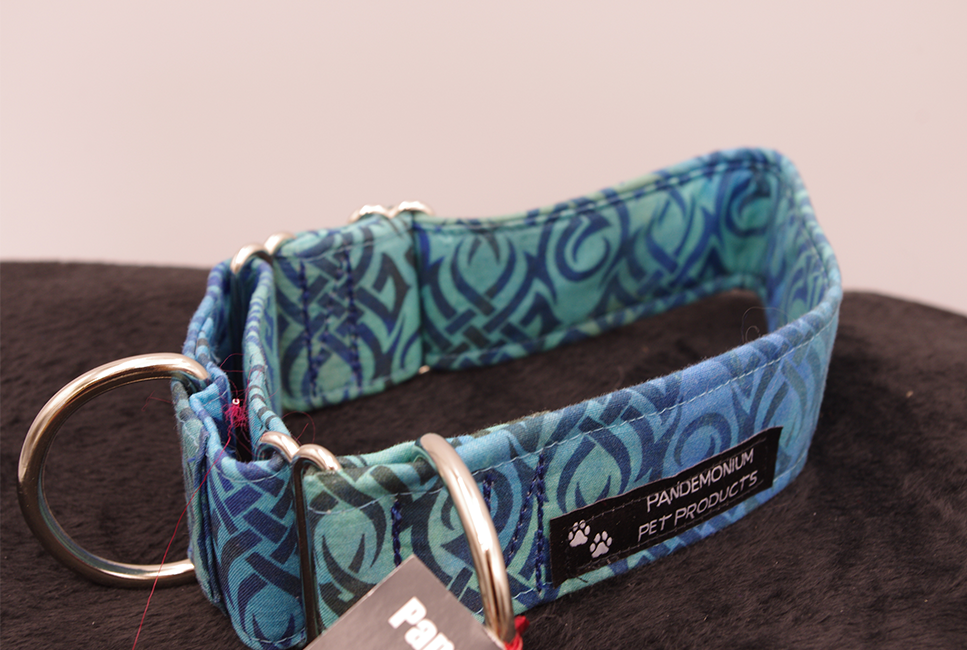 Batik Blue Celtic Martingale