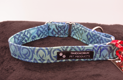 Batik Blue Celtic Martingale