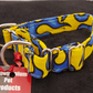 Blue and Yellow Flame Martingale