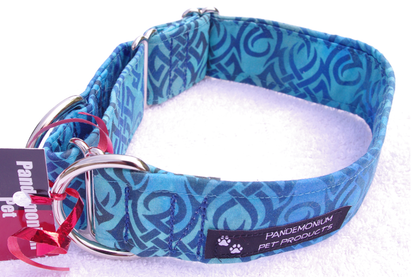 Batik Blue Celtic Martingale