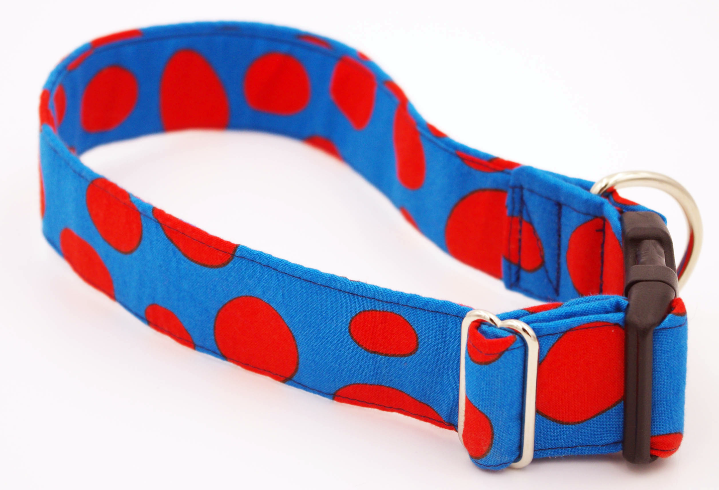 Red dots on blue