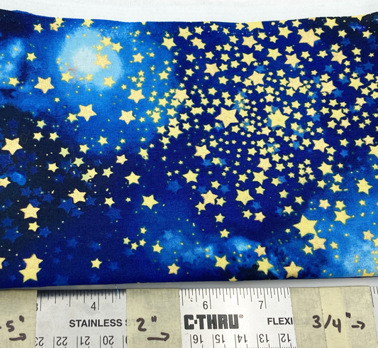 Night Sky with Gold Stars Martingale