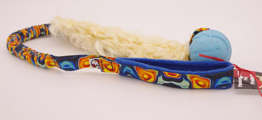 Small Chuck-It Classic Length Tug with Curly Lamb Cuff