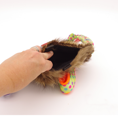 Shorty Mini Holee with Real Fur Pocket
