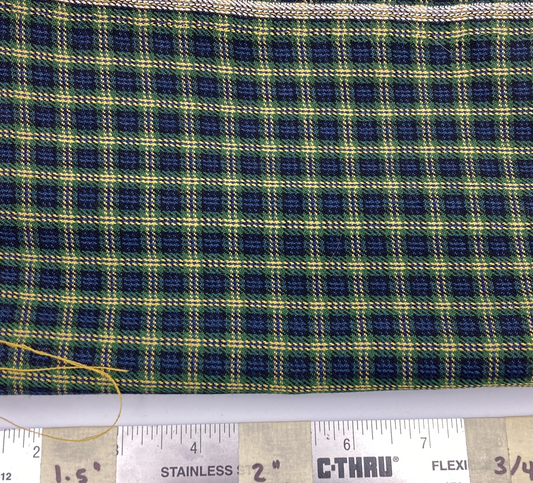 Green Plaid Martingale