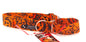 Large - 1.5 inch wide -Batik Pumpkin Martingale
