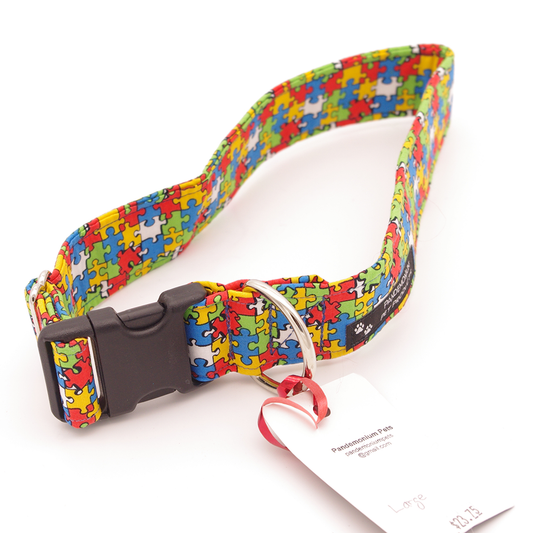 Puzzle - Large, 1.5" wide collar