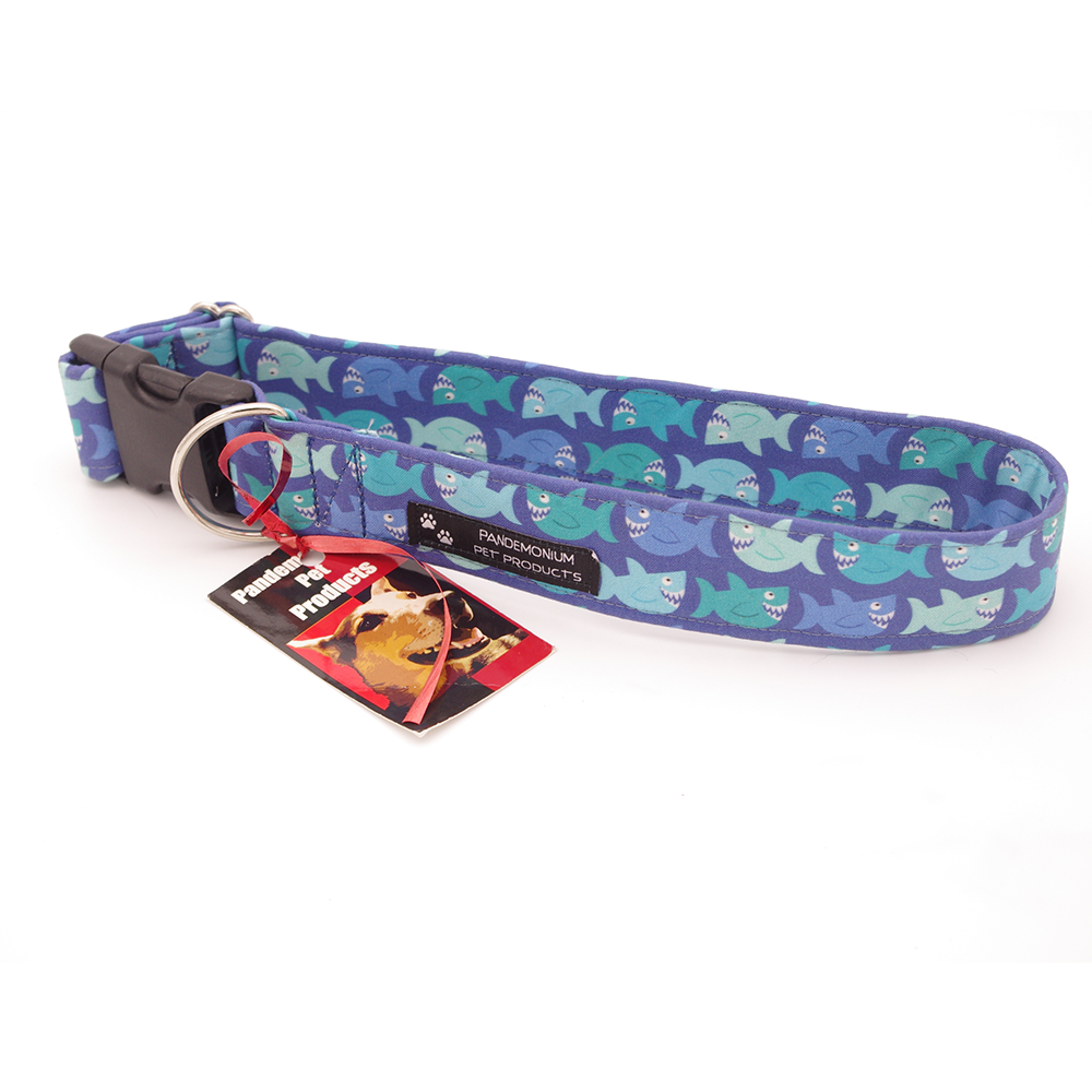 Sharks - Large, 1.5" wide collar
