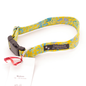 Blue and Yellow Flower Batik - Medium, 1" wide collar