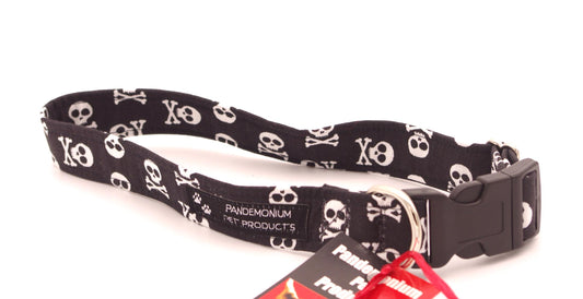 Medium - 1 inch wide - Skull and Cross Bones