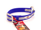 Medium (13 - 17 in) - 1 inch - Blue Reflective Hunting Collar