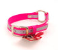 Medium (14 - 18 in) - 1 inch - Pink Reflective Hunting Collar