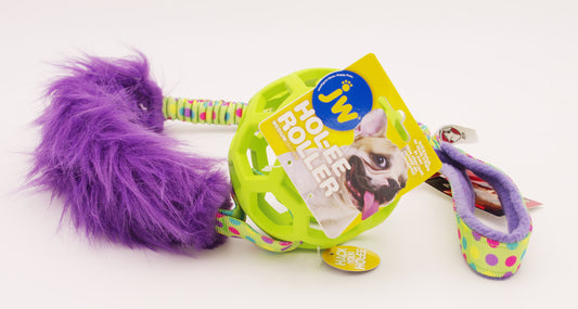 Medium Holee Roller Classic Tug with Long Faux Fur Cuff