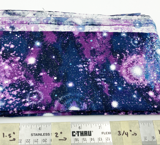 Glittery Purple Night Sky Martingale