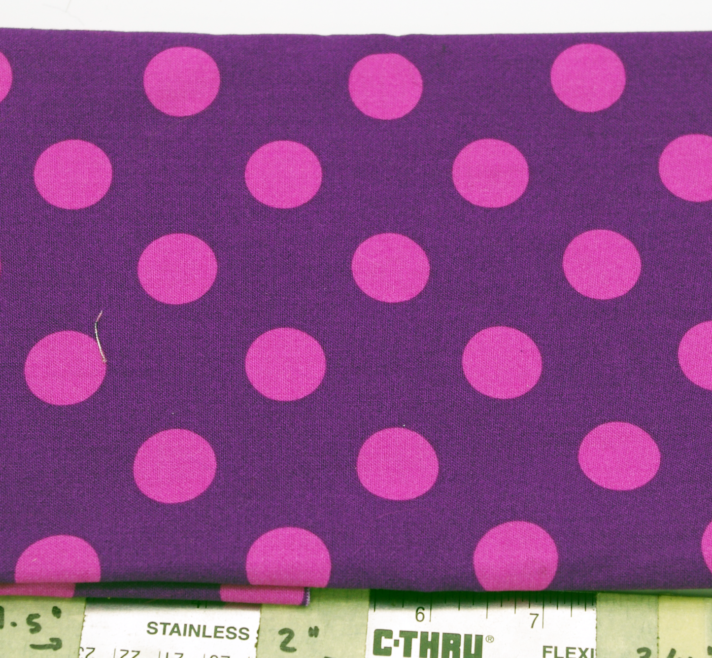 Pink dots on purple