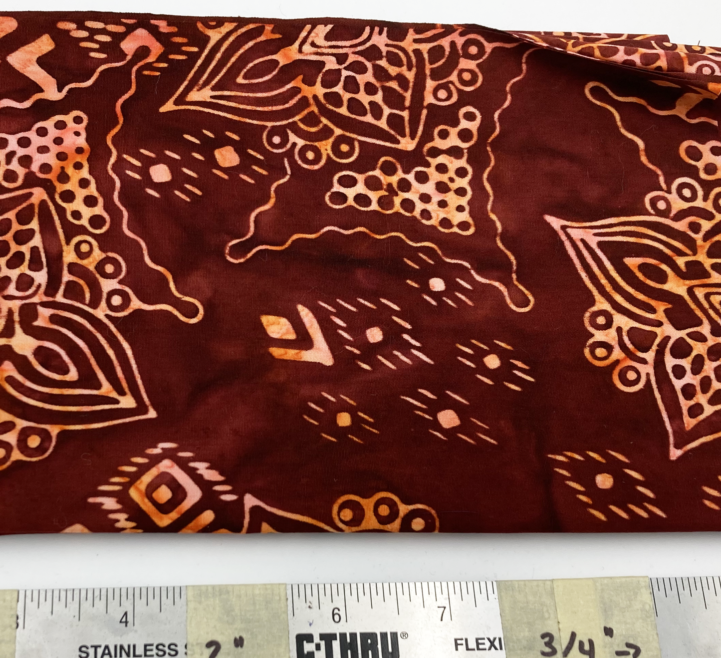 Batik - Redish Brown and Tan