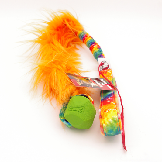 Small Erratic Ball Shorty with long faux cuff