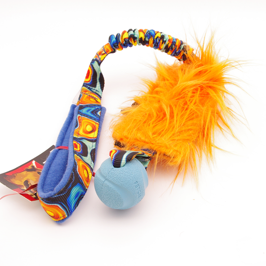 Shorty Small Chuck-It with Orange Faux Fur Pocket Cuff