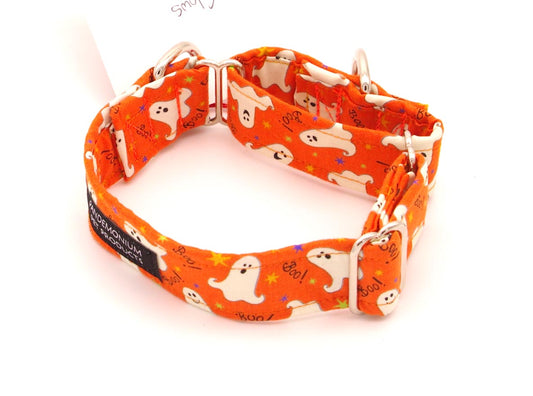 Small - 1 inch wide - Glowing Ghosts Martingale