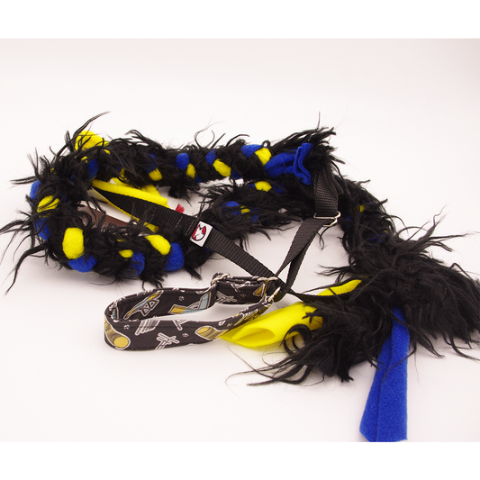 Small Agility Themed Martingale Tug Leash