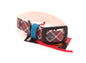 Small - 1 inch wide UV printed - Plaid with Black Hardware