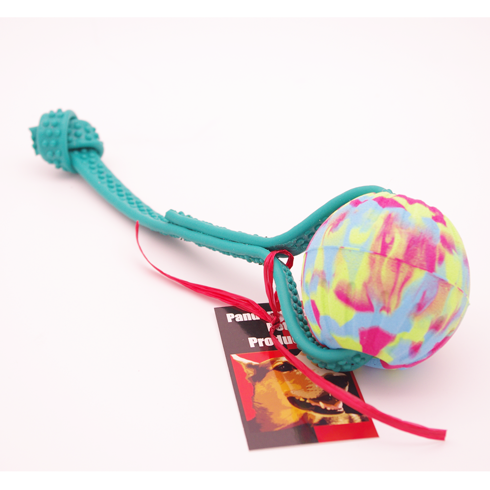 EVA Foam Ball (7cm) with Grippy Biothane Handle