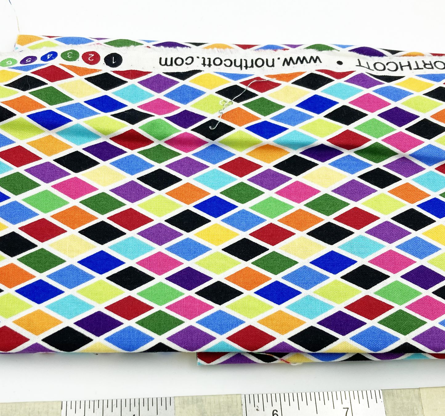 Rainbow Harlequin Pattern