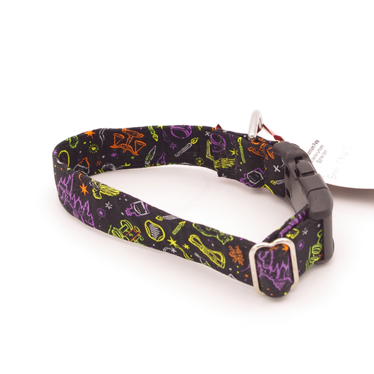 Wizarding Way  - Small, 1" inch wide collar