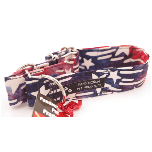 Batik Stars and Stripes Martingale