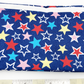 Multicolour Stars on Faux Denim