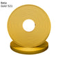 1 Inch Wide Biothane Collar - Brass Hardware